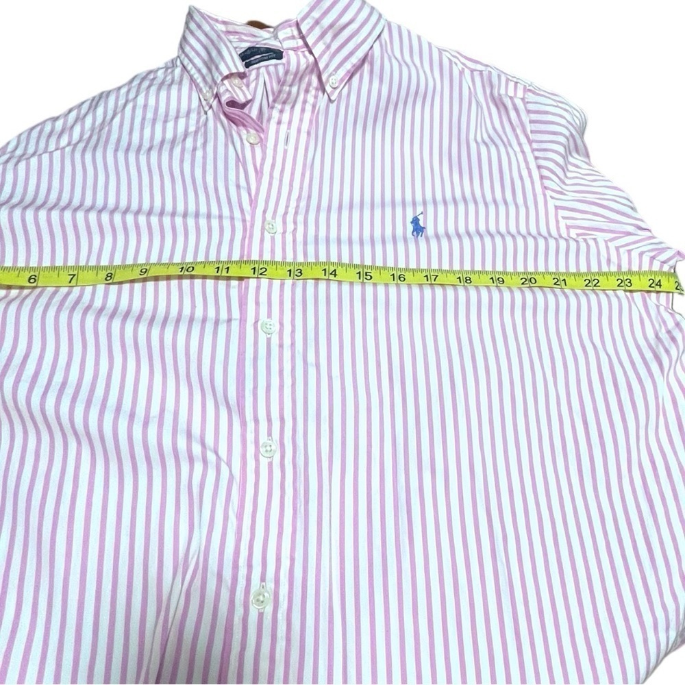 Ralph Lauren Custom Fit Stripe Button Down Shirt - Picture 9 of 10